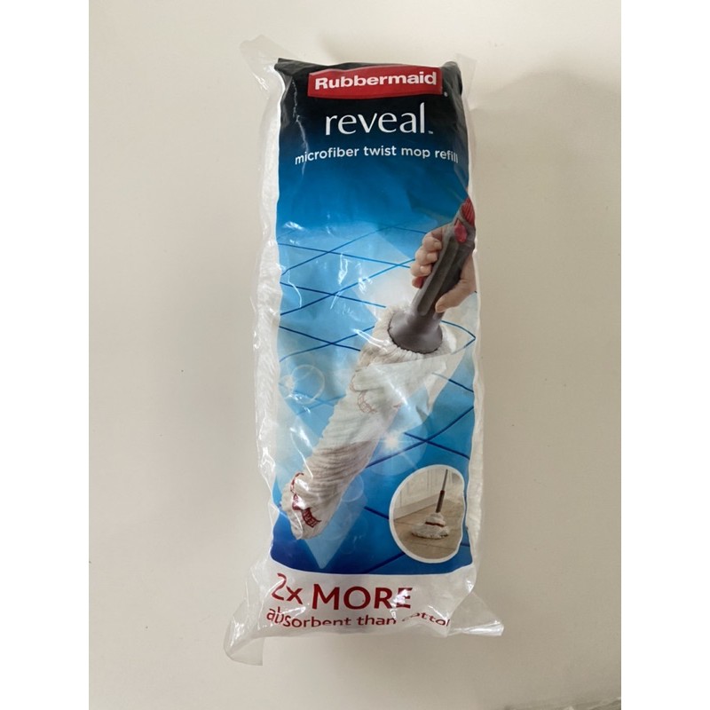 rubbermaid reveal refill microfiber twist mop pel