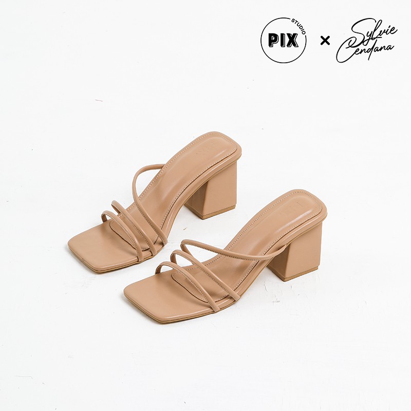 

PixFootwear Premium Edition Nude Dynasty Heels Shoes - Sepatu Hak High Heels Wanita Nude