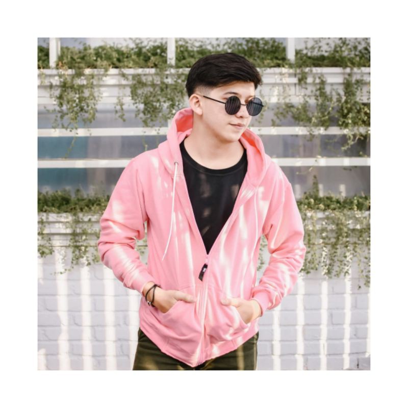 Zipper Hoodie Polos || Jumper Hoodie Resleting Polos 21 Varian Warna Pria dan Wanita Sz M-XL ( Dewasa &amp; Anak )