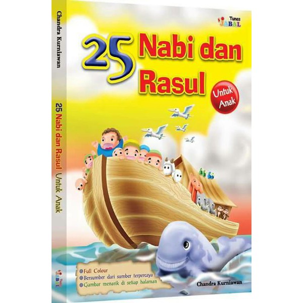 Buku cerita 25 Nabi dan Rasul untuk anak
