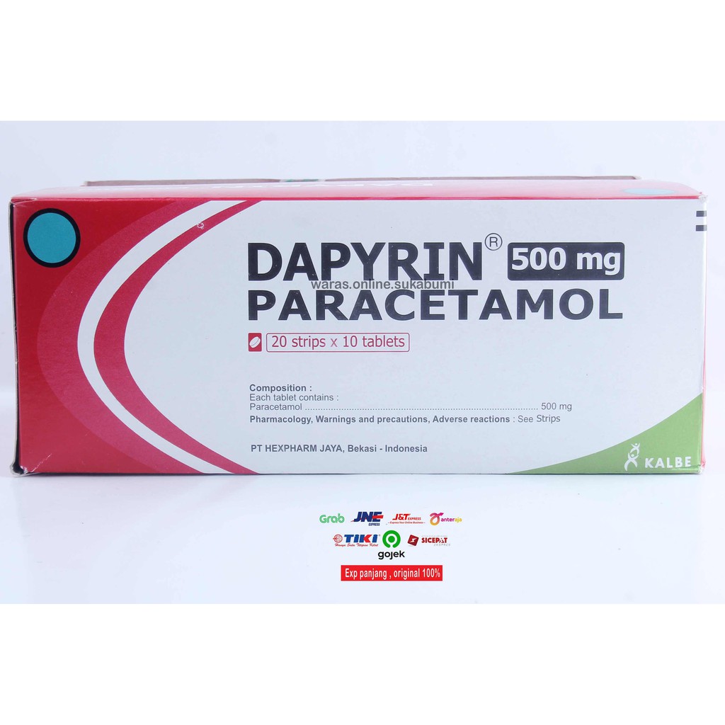

Dapyrin box isi 20 strip