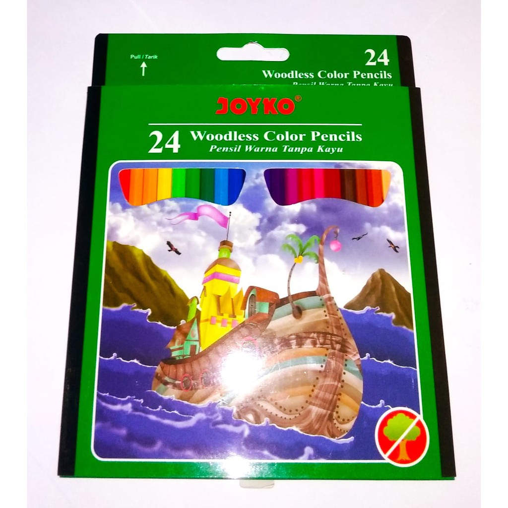 

Joyko Woodless Color Pencils 24 Warna