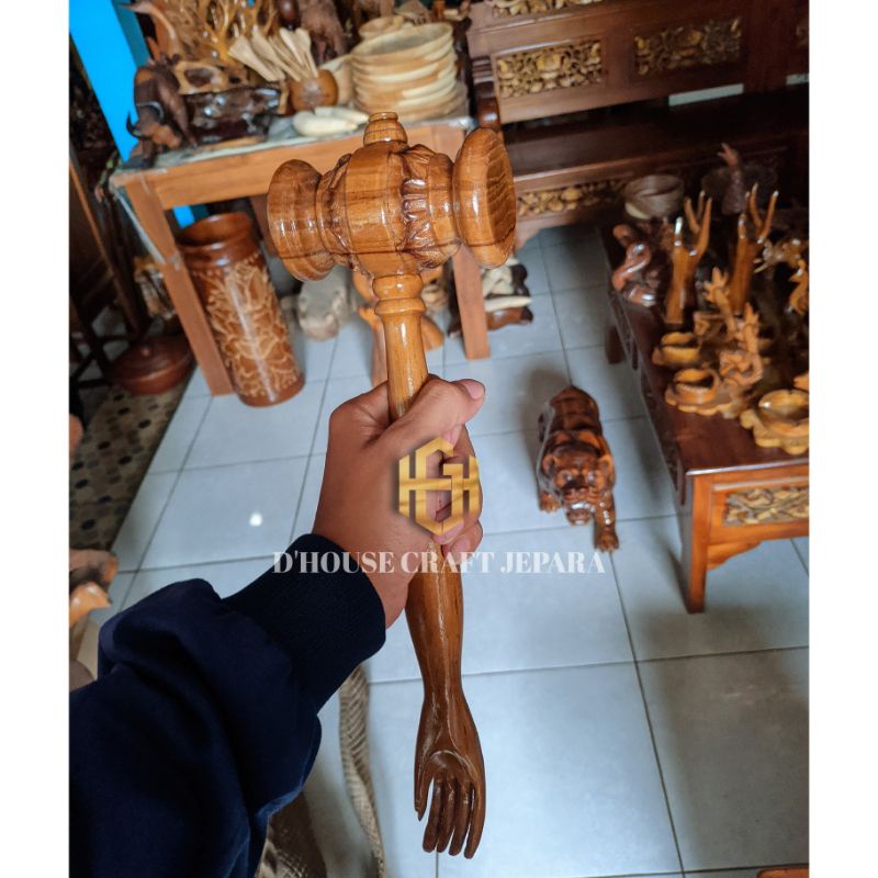 Ganden Hiasan Etalase Kayu Jati