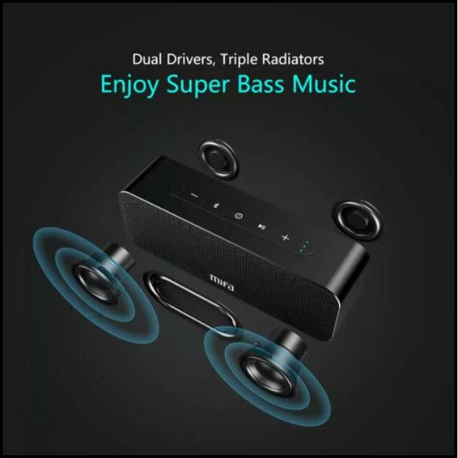 Garansi Resmi Mifa A20 Bluetooh Portable Speaker Original A 20