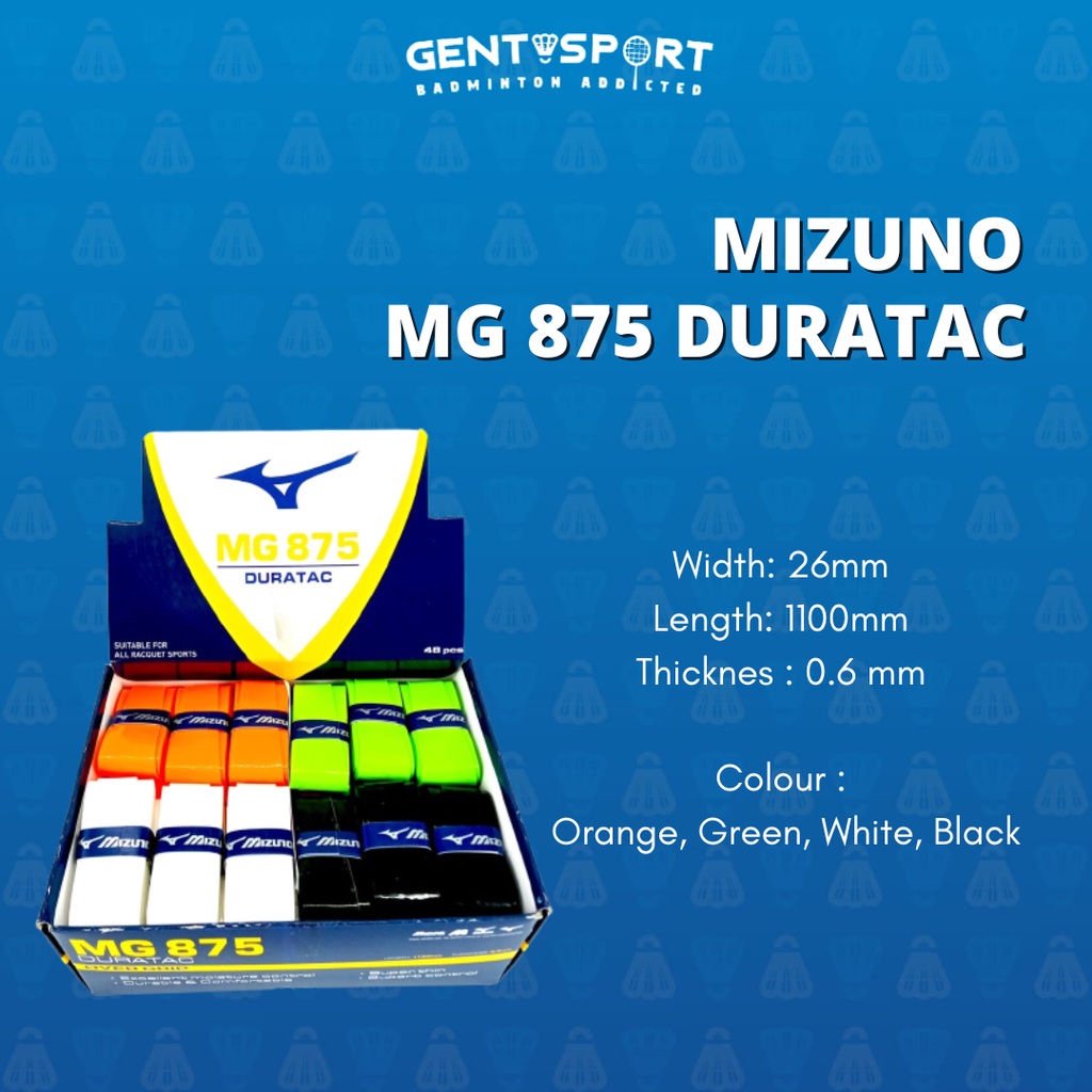 Mizuno MG 875 Duratac Grip Raket Badminton Original bisa COD