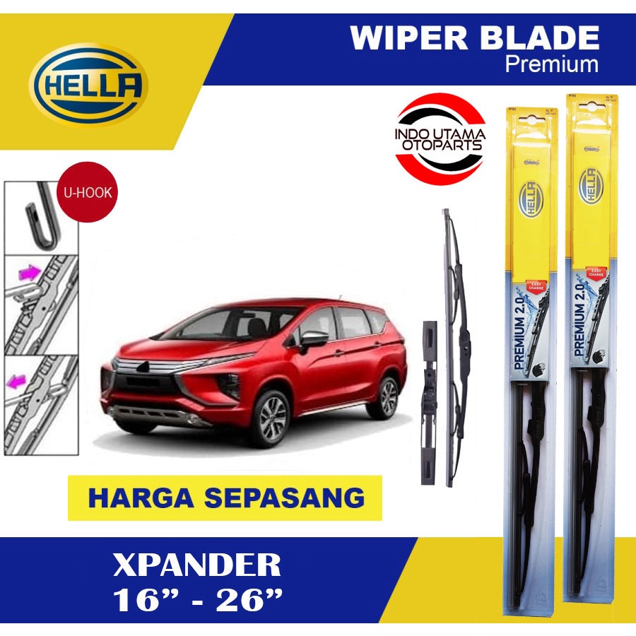 Wiper Blade Mobil Xpander HELLA Premium 2.0 (16-26)