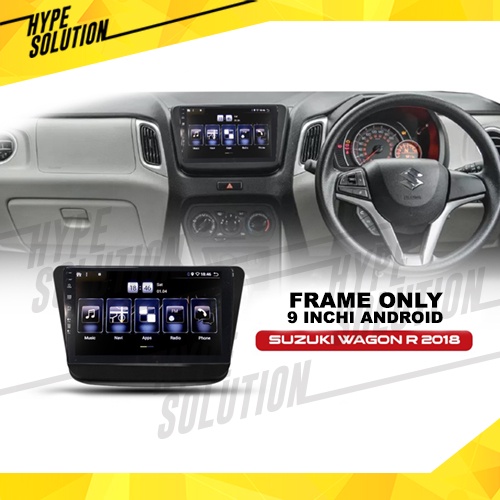 Frame Headunit android 9 inchi Suzuki Wagon R 2018