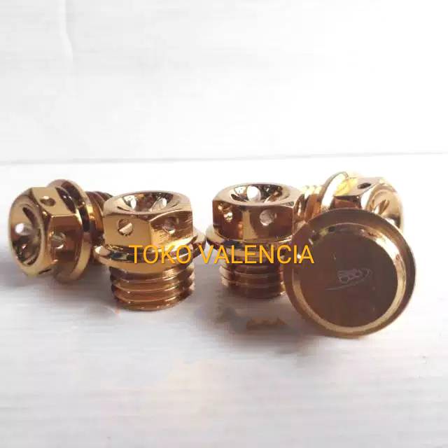 BAUT PROBOLT TUTUP OLI GOLD HARGA 1 BAUT BAUT TANGKI OLI BAUT OLI