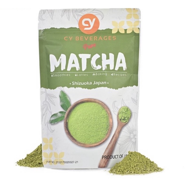 

CY MATCHA POWDER 100% ORIGINAL JAPAN IMPORT GREEN TEA POWDER 100GR - BPOM