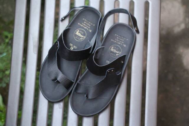 SANDAL KULIT PRIA 05 CEVANY BLACK BROWN TAN KULIT SAPI ASLI ORIGINAL HANMADE BANDUNG