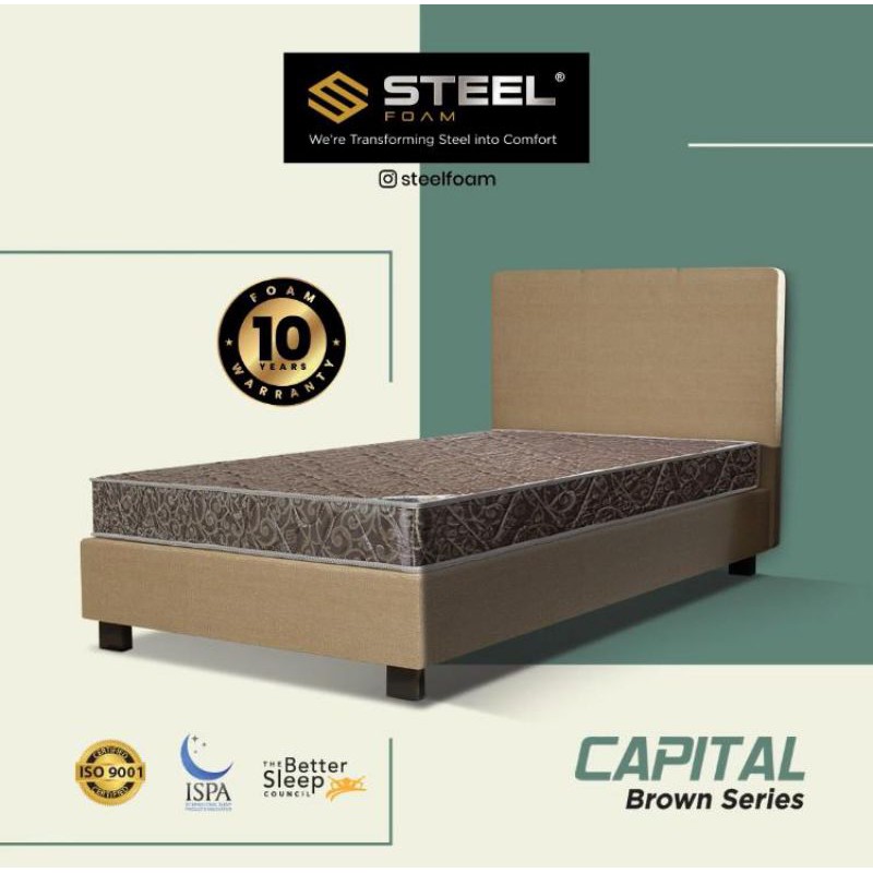 Kasur busa / tilam busa / matras busa Steel foam Capital Garansi 10 tahun