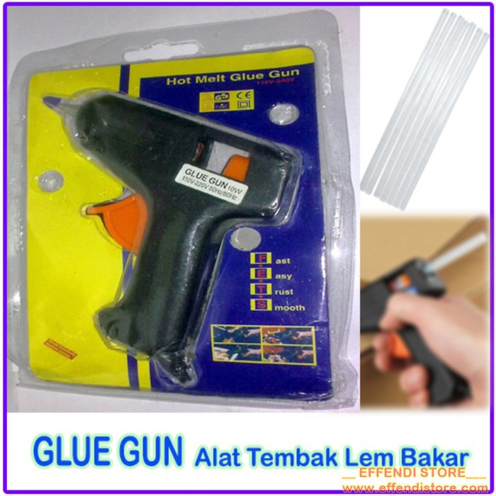 Alat lem tembak / glue gun / jual alat saja lem tembak / lem tembak listrik / lem / lem pita