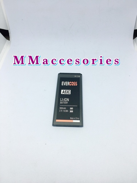 BATTERY BATERAI EVERCOSS A53C/ A74J/ A54B/ R40H/ R50A/ A33A/ U50B/ A74M/ A74B/ R40G/ A7N/ R6/ J4B