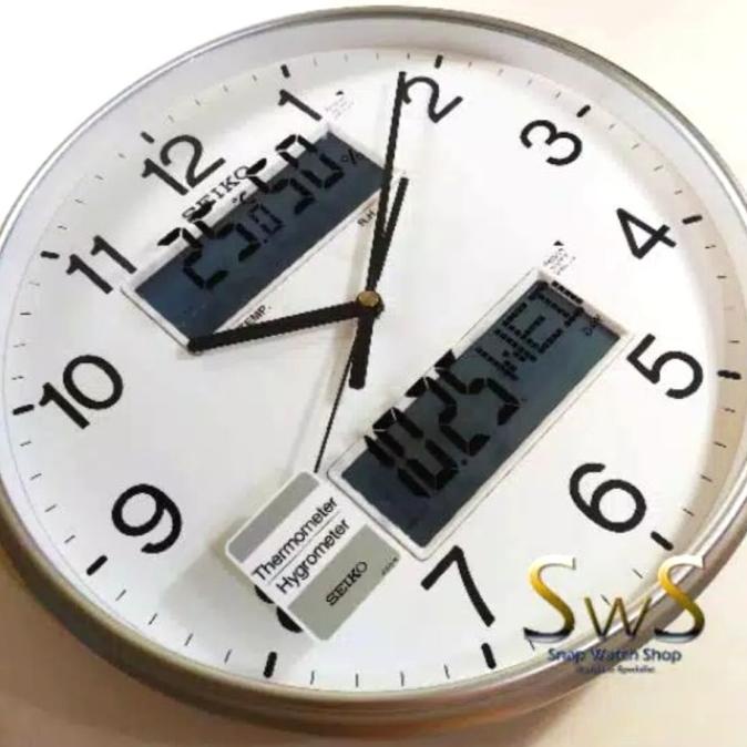 Jam dinding seiko qxl013 s seiko QXL 013 S tersedia stok