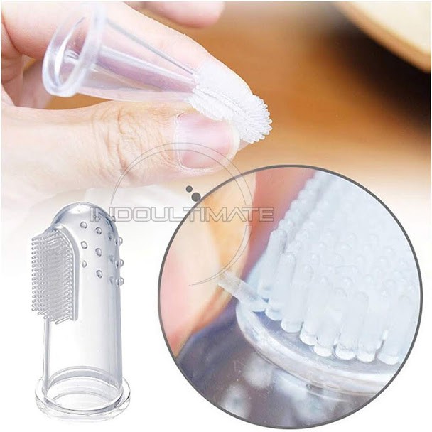 Sikat Gigi Jari Bayi Sikat Jari Gigi Lidah Bayi Silikon Baby Tooth Brush Silicone GJ-582 BPA FREE