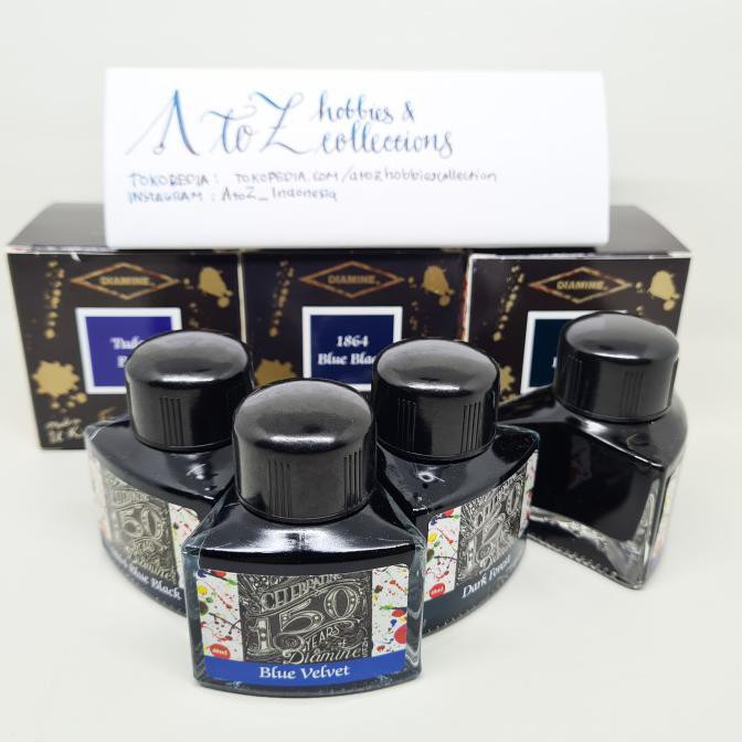 

Jual Diamine 150Th Anniversary 40Ml Ink Bottle Fountain Pen Refill Tinta - 1864 Blue Black Sale!!!
