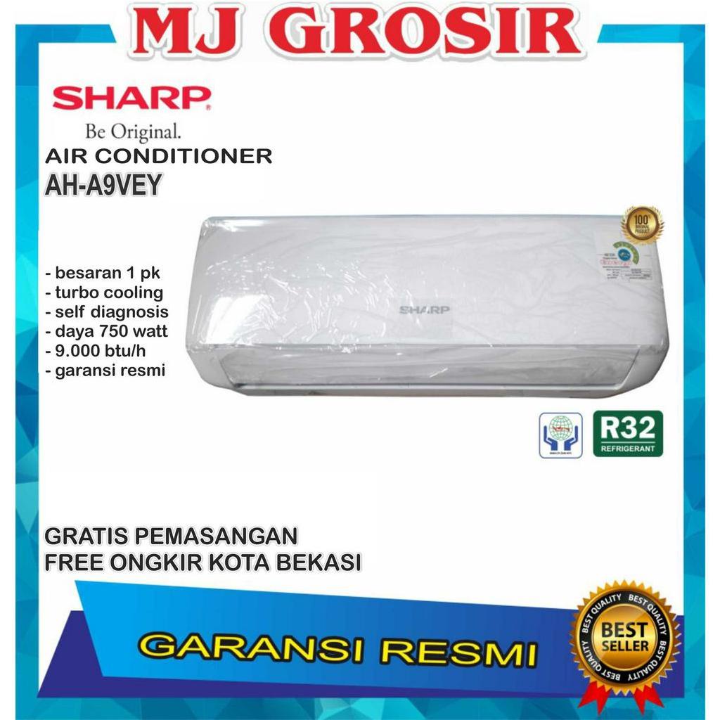 AC SHARP AH-A 09 ZCY / 09 VEY 1PK + PASANG R32 LOW WATT