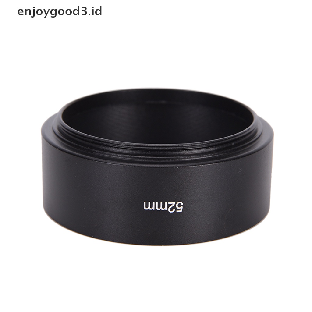 Hood Lensa Kamera Bahan Metal Alloy Ukuran 52mm Untuk Canon