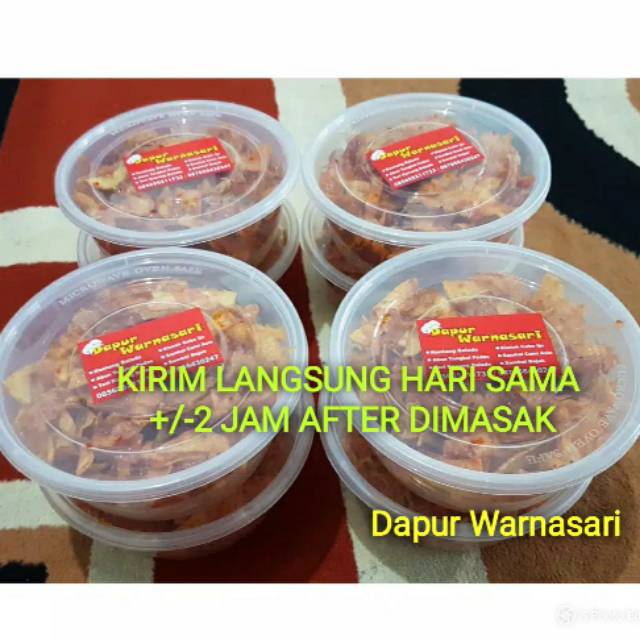 

Sambal Goreng Kentang Kering Pedas Fresh Higienis Tanpa Pengawet KIRIM LANGSUNG