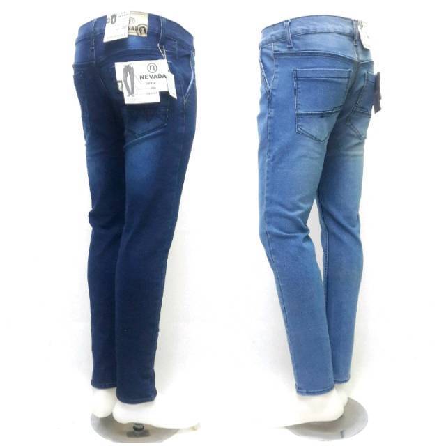  Nevada  Celana  Jeans Panjang  Pria Slim Fit Shopee Indonesia