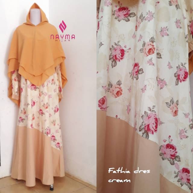 Gamis busui murah cantik fathia dress by nayna