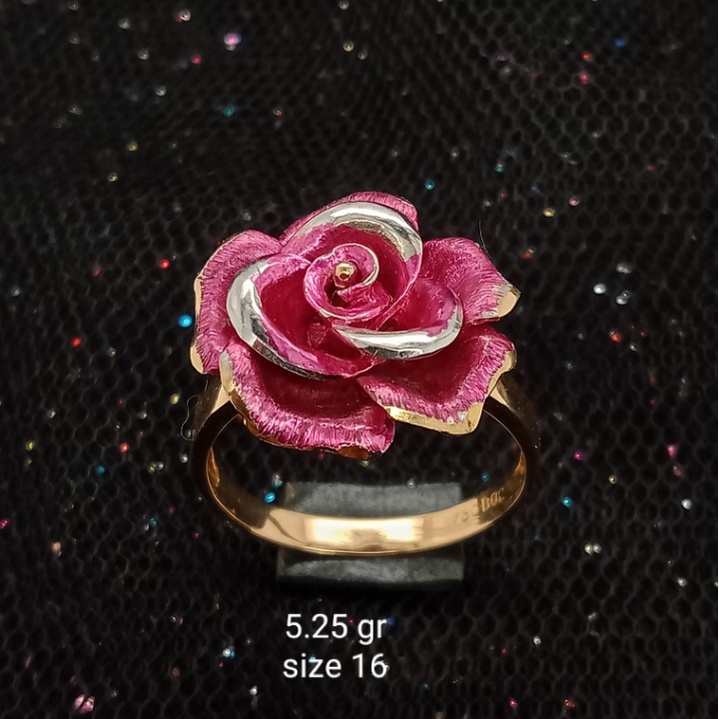 Cincin Emas 17K - 5.25 gr Kadar 750 - 1084