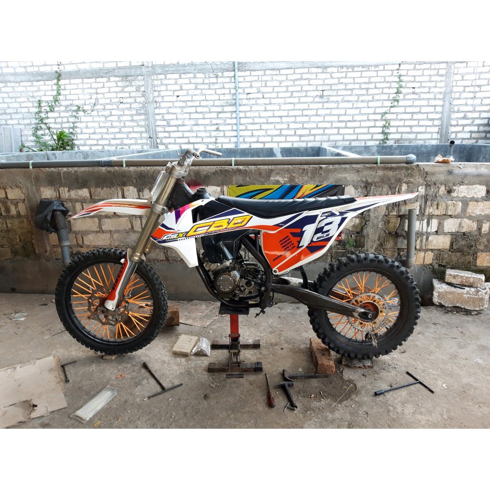 Rangka Custom Ktm 250 New 2017 2018 Bukan Klx Kx Yz Crf Pnp Semua Mesi Best Quality Shopee Indonesia