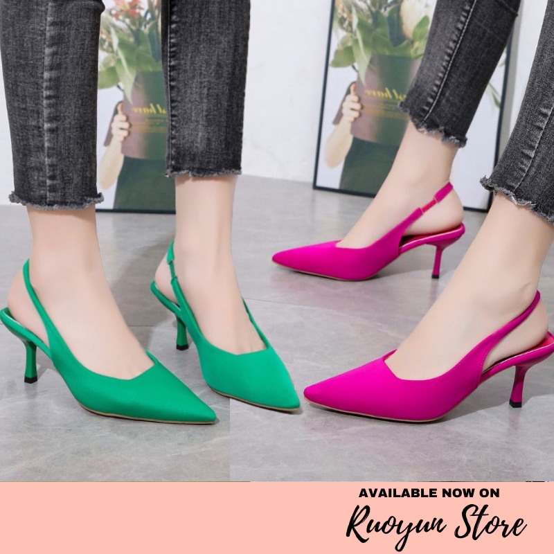 RYX - Callie Vibe Sepatu Heels Hak Wanita Fashion Casual / Pesta - Ori Import