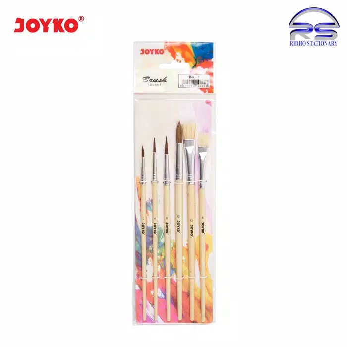 

Kuas Cat Air Joyko Set 6/ Kuas Lukis/ Joyko Brush Set 6 BR-1