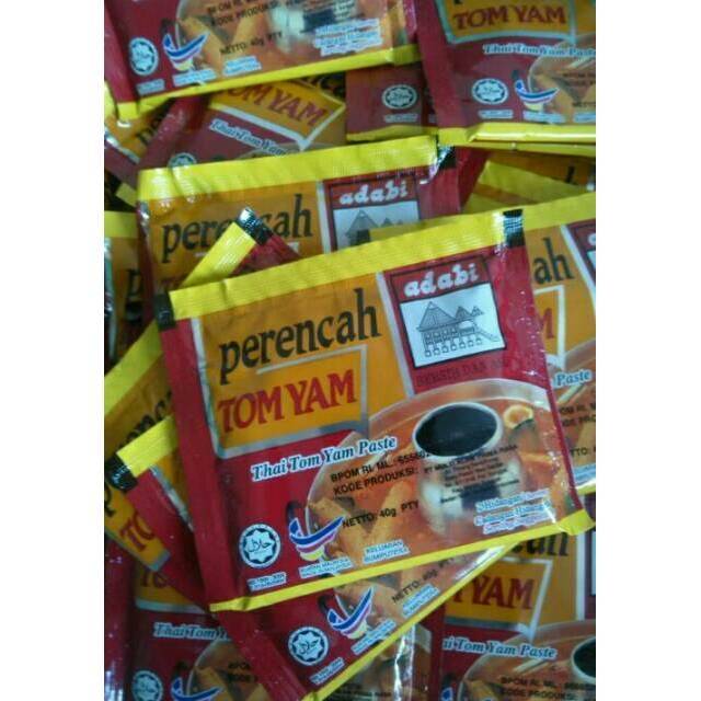 Bumbu Tomyam Adabi HALAL Kemasan Sachet 40 Gram Bumbu Tomyam Adabi HALAL Kemasan Sachet 40 Gram