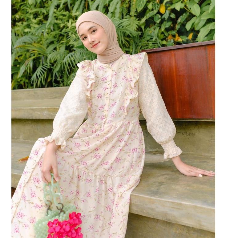 [OF1179] Haidee & Orlin - Haura Dress (PILIH PATTERN) [KODE68]