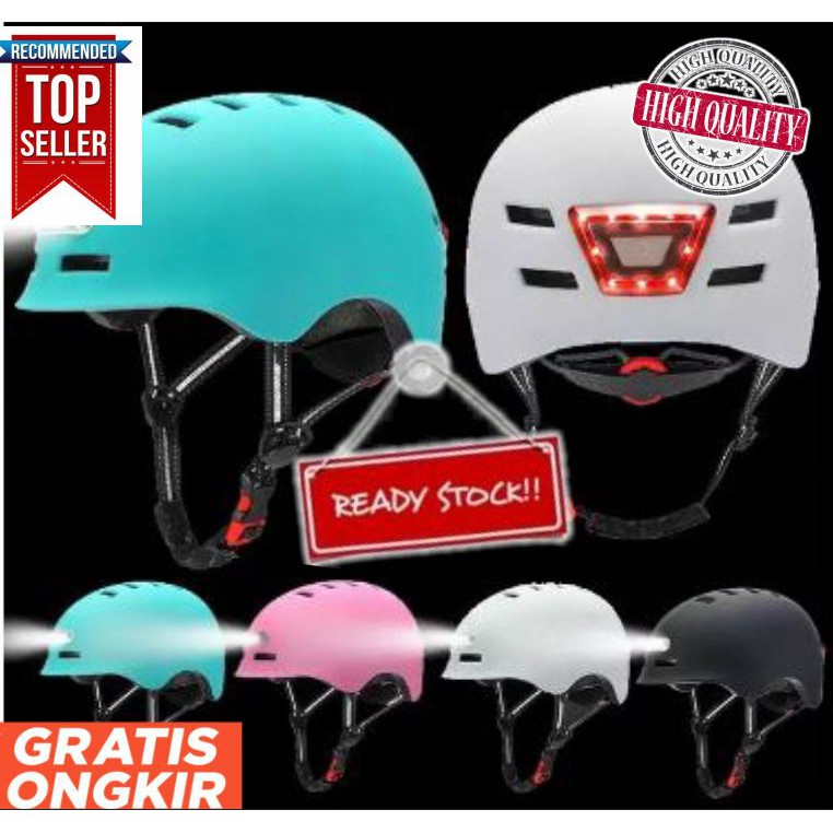 <HOT PROMO> HELM PINK-HELM BIRU-HELM SEPEDA DEPAN BELAKANG MODEL XIAOMI-HELM CANTIK