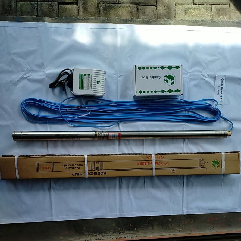 pompa air Sibel, Sibel 0.25hp 2"+kabel 25m