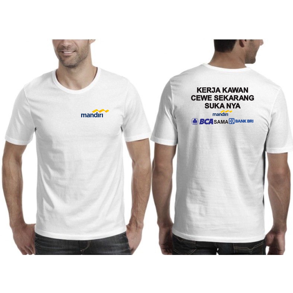 KAOS MANDIRI VIRAL / BAJU VIRAL MANDRI / KAOS TIKTOK VIRAL / BISA COD