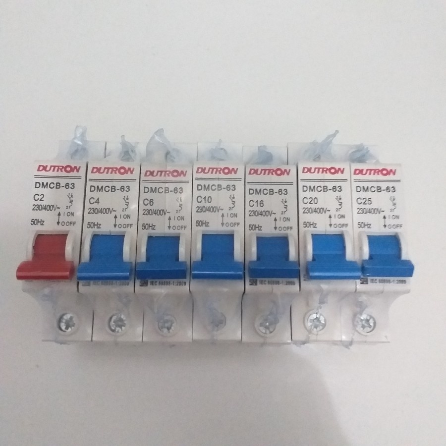 MCB DUTRON 1 Phase 2A 4A 6A 10A 16A 20A 25A Dutron OKE***