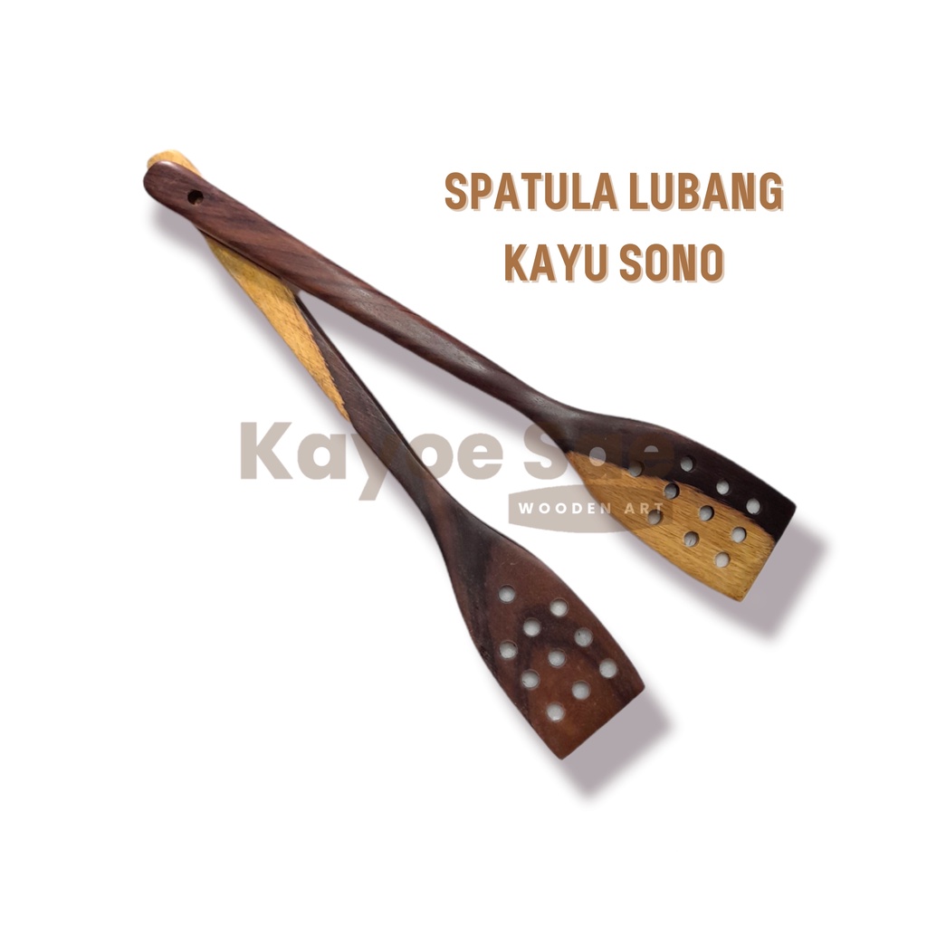 SPATULA LUBANG / SPATULA KAYU LUBANG