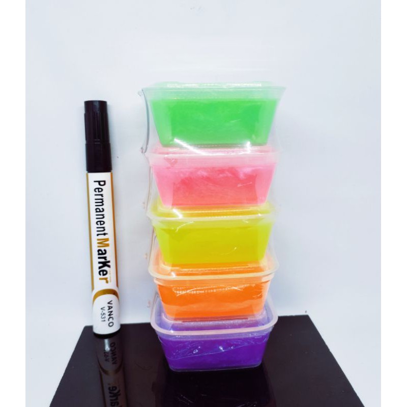 SLIME Jelly kotak kecil 450gram isi 5pcs