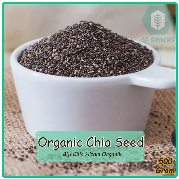 

Biji Chia Seed Hitam Organik 500gr