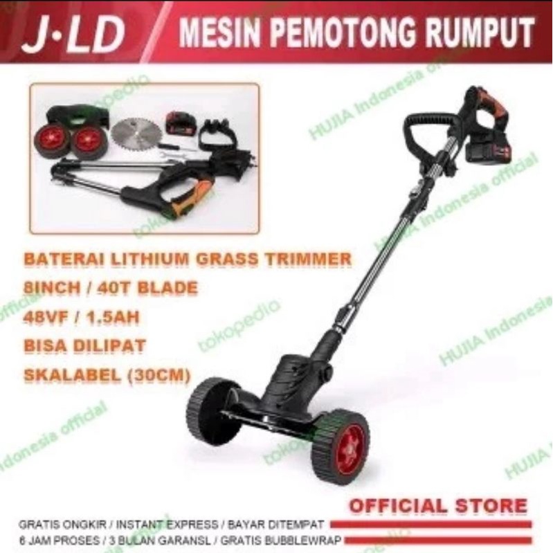 Jual Mesin Potong Rumput Jld V Cordless Lithium Shopee Indonesia