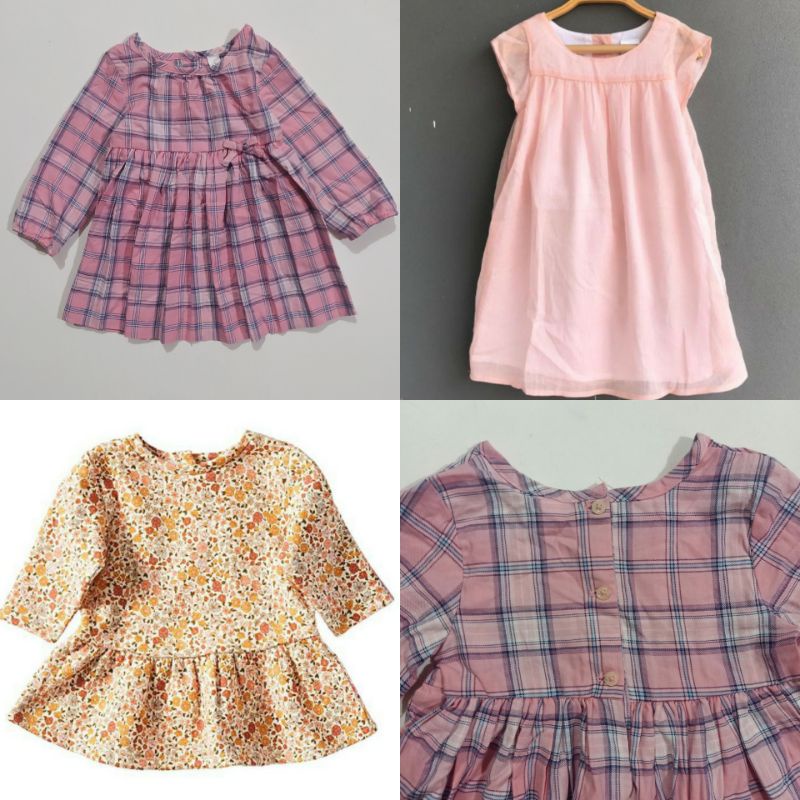 Dress Anak Bayi Perempuan Branded 1 - 24 Bulan-1