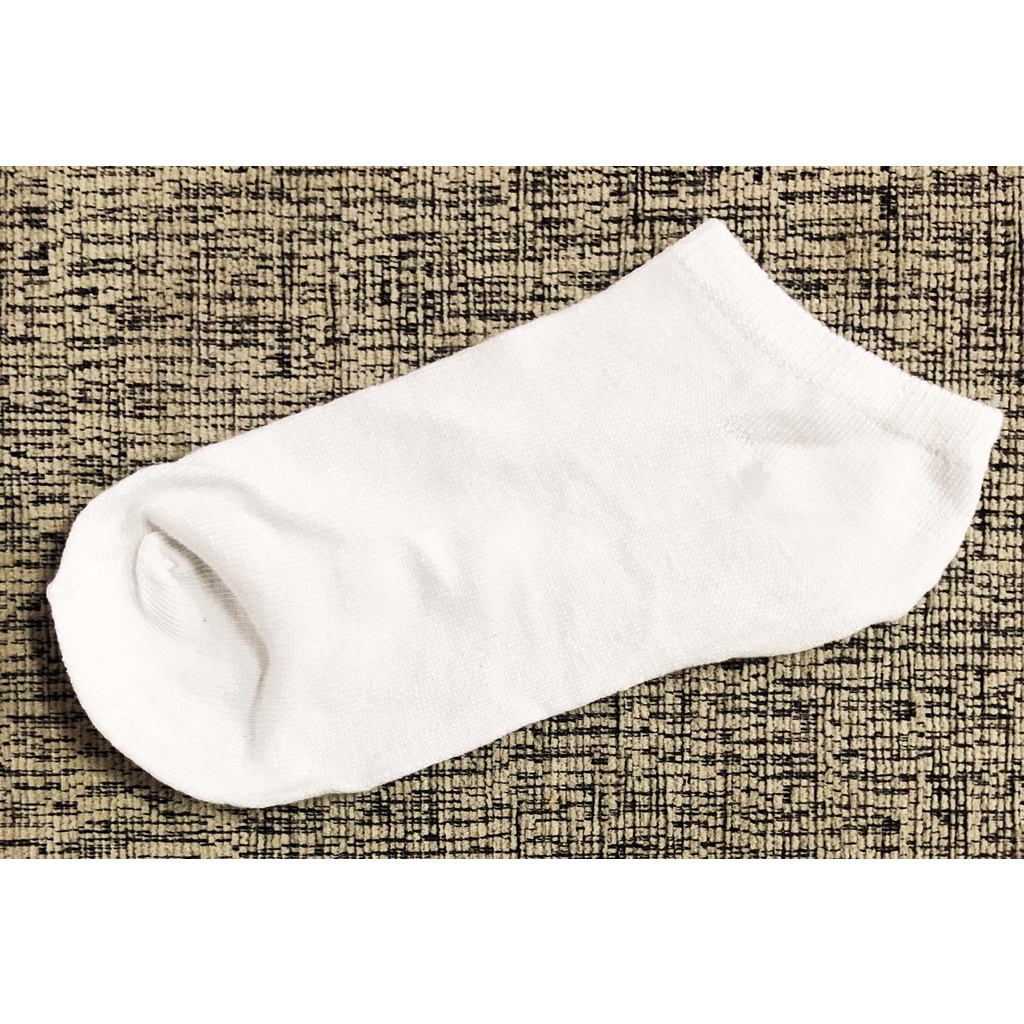 Kaos Kaki Wanita Polos Pendek Aksesoris Sepatu Murah Semata Kaki - LPM Shop-PUTIH POLOS KKI