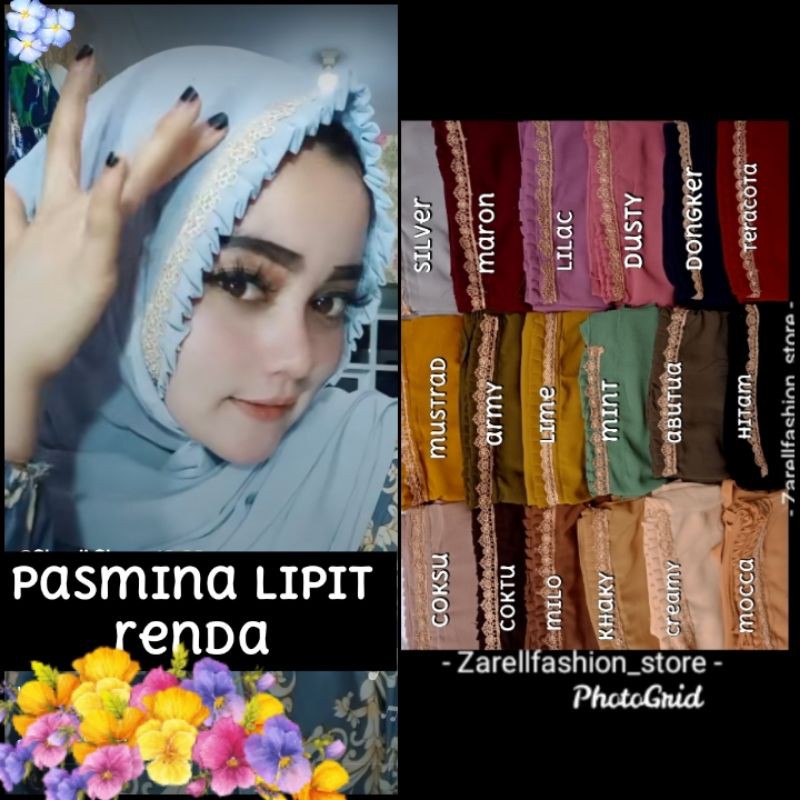 ZARELLFASHION - PASMINA TALI LIPIT RENDA #PASMINATALI