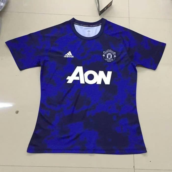 JERSEY BOLA MU MANCHESTER UNITED PREMATCH 2019/2020 GRADE ORI import