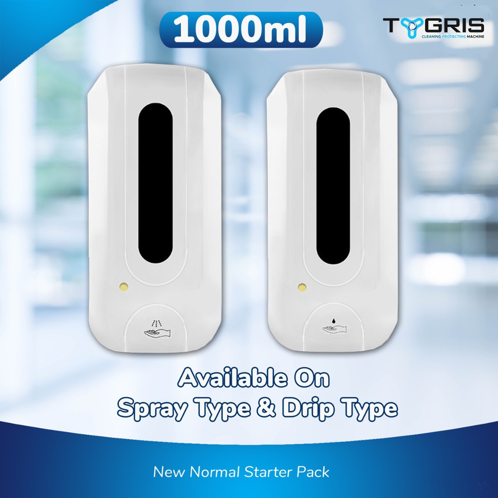 TYGRIS AUTOMATIC TOUCHLESS LIQUID HAND SANITIZER / SOAP DISPENSER