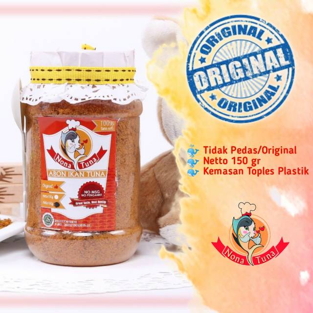 

Abon Tuna Rasa Original Kemasan Toples 150 gr