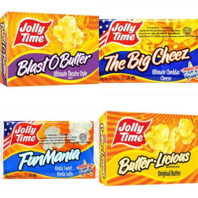 

Popcorn Jolly Time Original Made In U.S.A (All Variant) dan Belcy’s