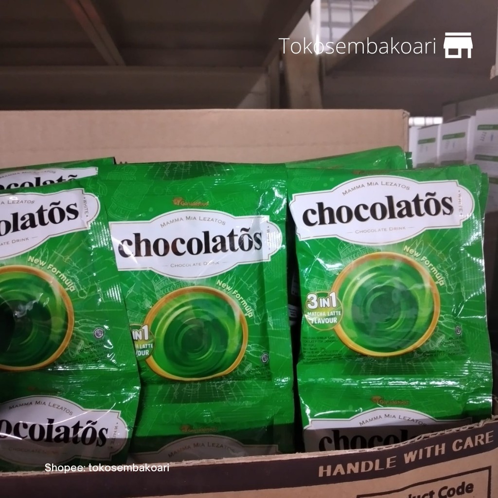 

Chocolatos Drink Matcha dan Cokelat 26 g x 1 sachet
