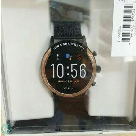 smartwatch gen5 gen 5 black rosegold ftw6036