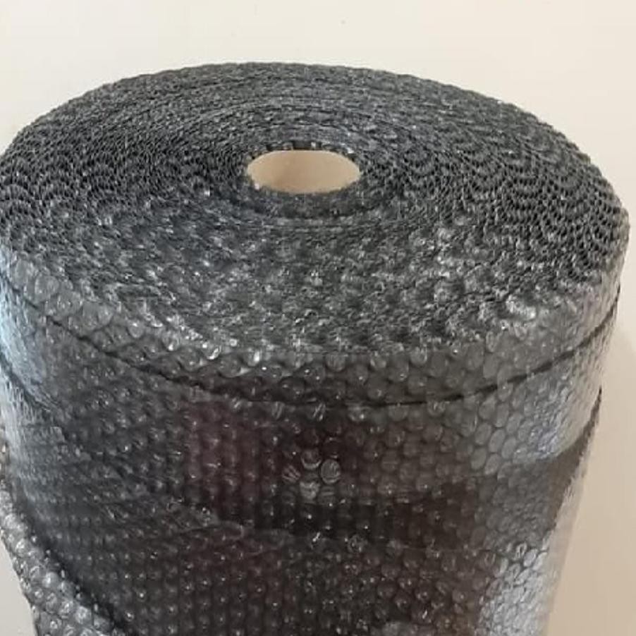 

l2sp#^ bubble wrap HITAM meteran lebar 60cm permeter plastik gelembung gulungan babel buble wrap rol