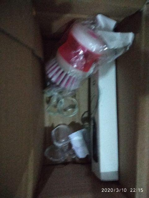 Alat Sikat Panci Inovatif Dispenser Sabun Cair Brush Soap Dapur Piring